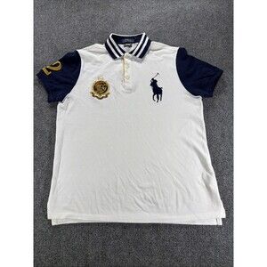 Ralph Lauren Polo Shirt Men’s Size M – Custom Slim Fit Crest Logo – #2 Sleeve